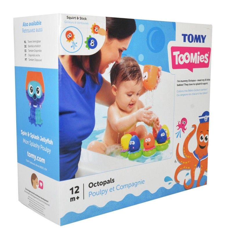 βρεφικό  παιχνίδι mπάνιου χταπόδι toomies 1000-27562 - Tomy Toomies