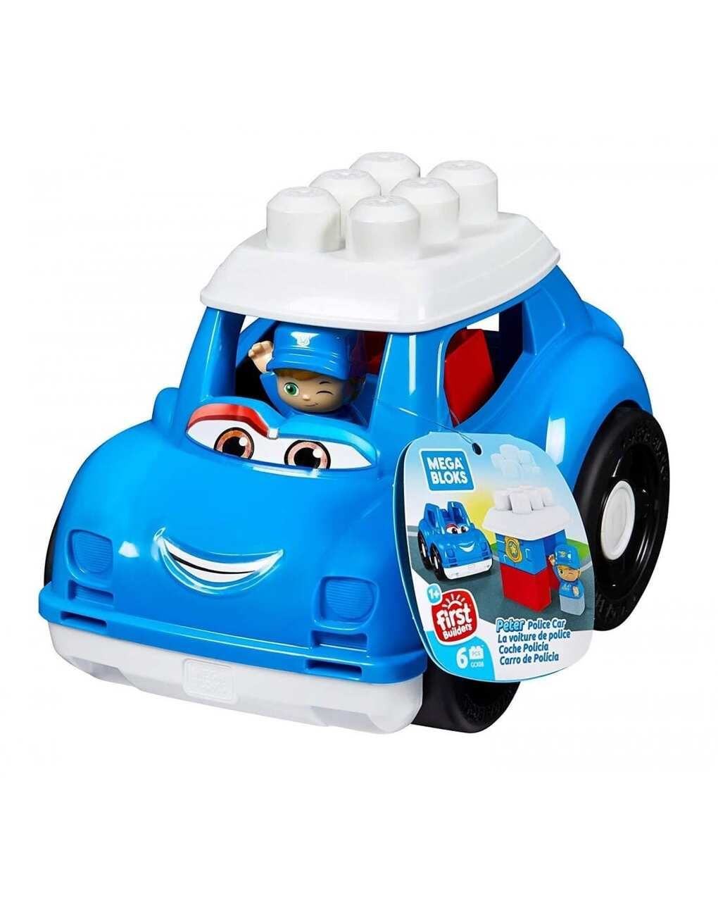 Mega bloks peter police car αστυνομικό όχημα gcx08
