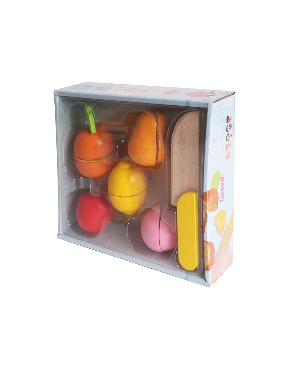 σετ με ξύλο κοπής: λαχανικά - iwood