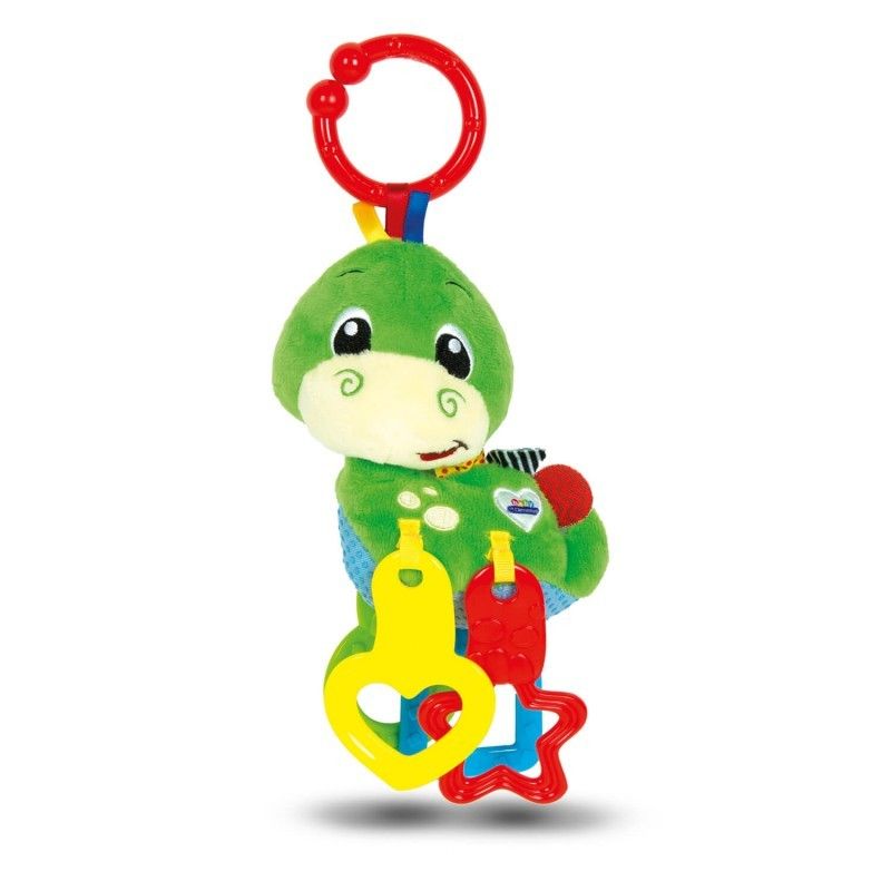 Baby clementoni βρεφικό παιχνίδι κουδουνίστρα δεινοσαυράκι 2 σε 1 1000-17215 - BABY CLEMENTONI