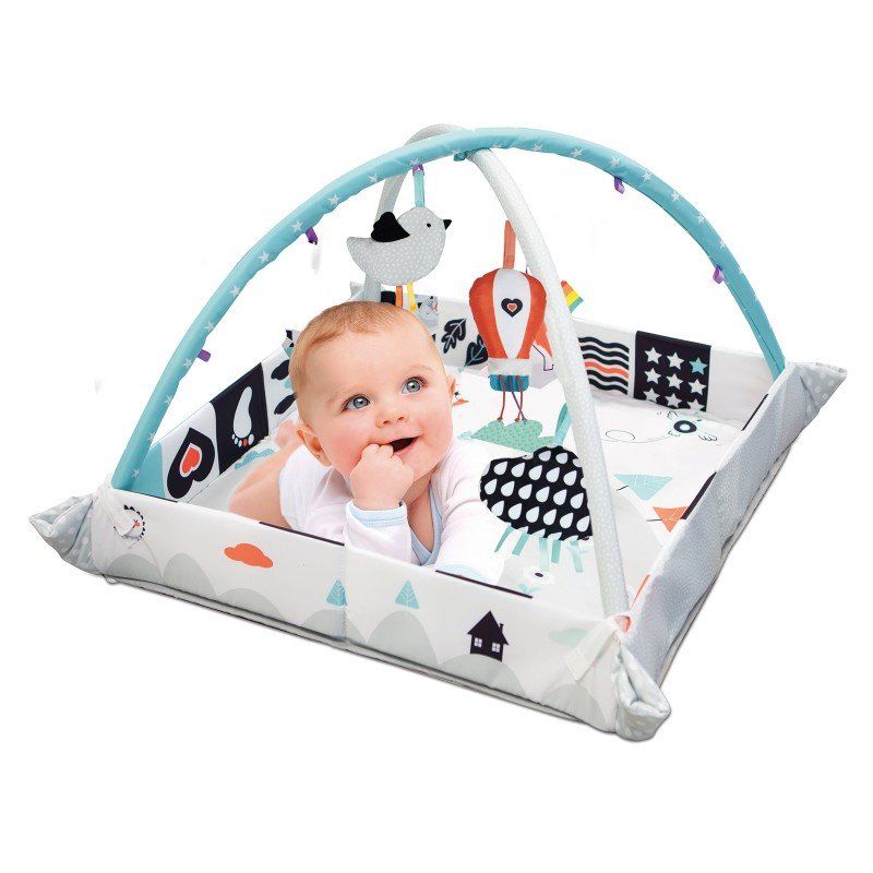 βρεφικό  γυμναστήριο δραστηριοτήτων άσπρο-μαύρο 1000-17319 - BABY CLEMENTONI