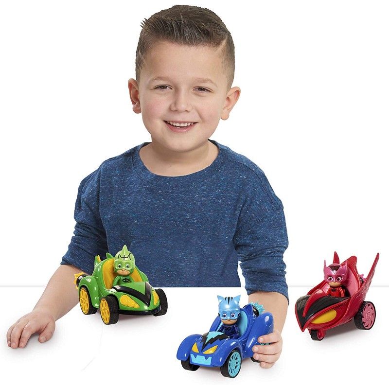 Pj masks - πιτζαμοήρωες οχήματα hero blast με φιγούρα - 3 σχέδια pjma1000 - PJ MASKS