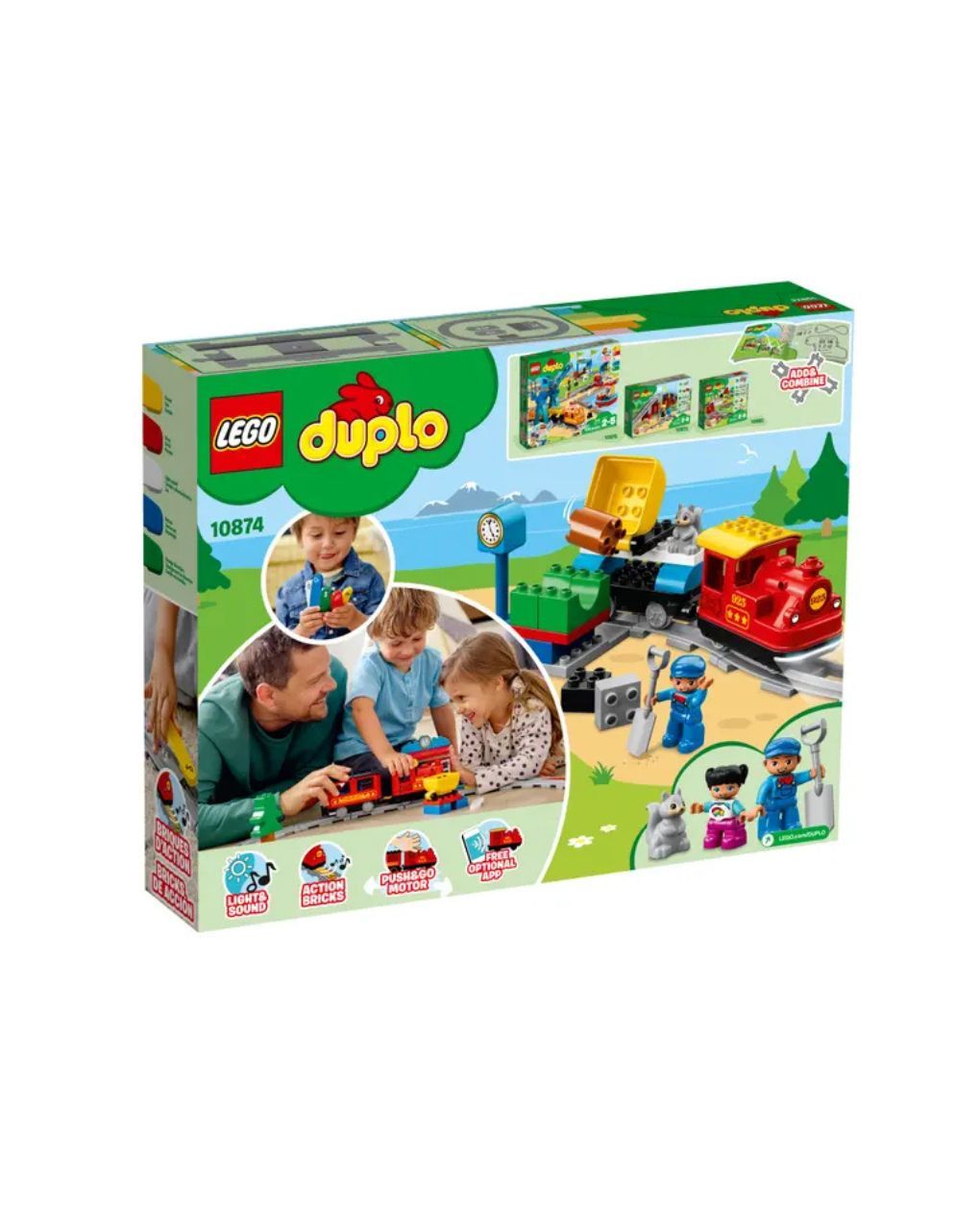 Lego duplo town ατμοκίνητο τρένo 10874 - LEGO, LEGO Duplo