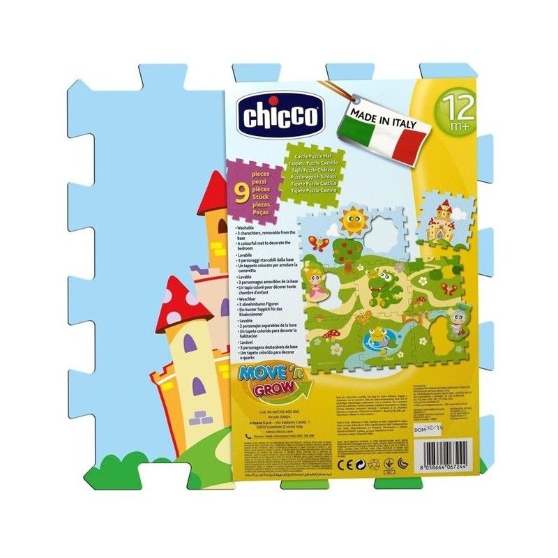 Chicco  παζλ χαλάκι κάστρο (9τμχ) y03-05316-00 - Chicco