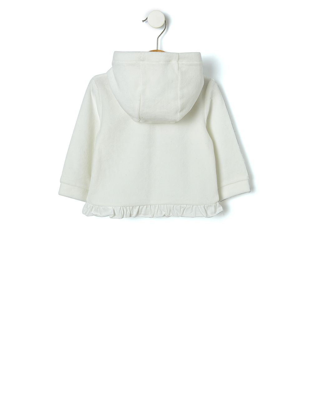 ζακετάκι με κουκούλα κρεμ funny για κορίτσι - Prénatal