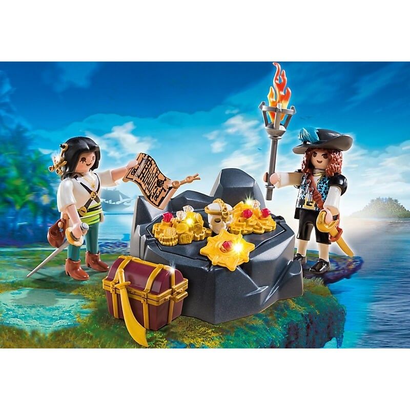 Playmobil pirates κρησφύγετο πειρατικού θησαυρού 6683 - Playmobil, Playmobil Pirates