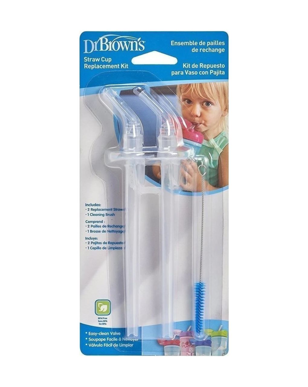 Dr. brown's ανταλλακτικά καλαμάκια για κύπελλο 2τμχ 112.70.1hc.245 - Dr Browns