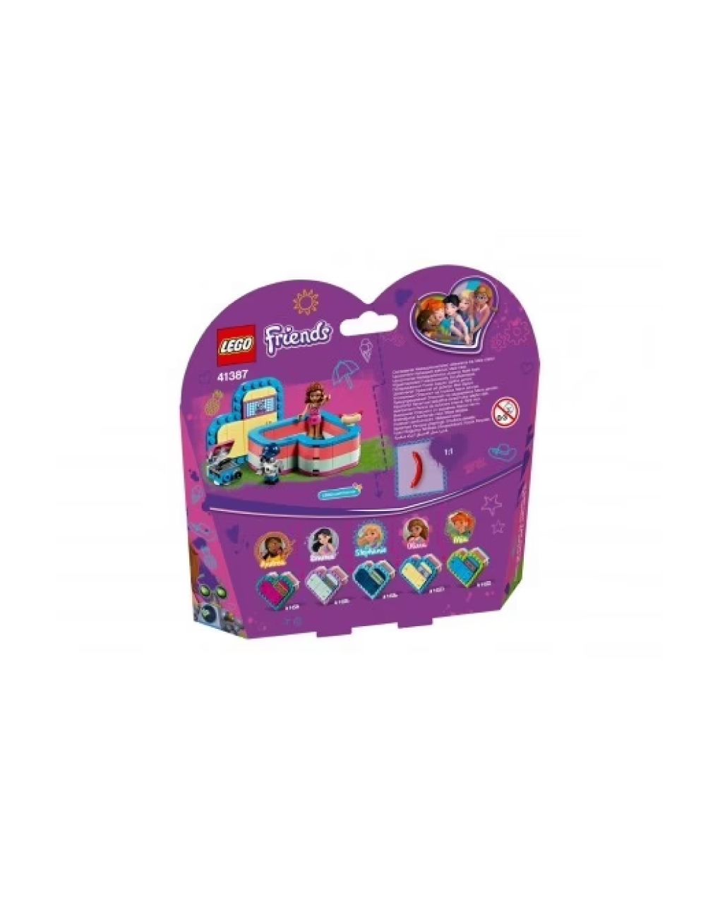 Lego friends καλοκαιρινό κουτί-καρδιά της ολίβια 41387 - Lego, Lego Friends