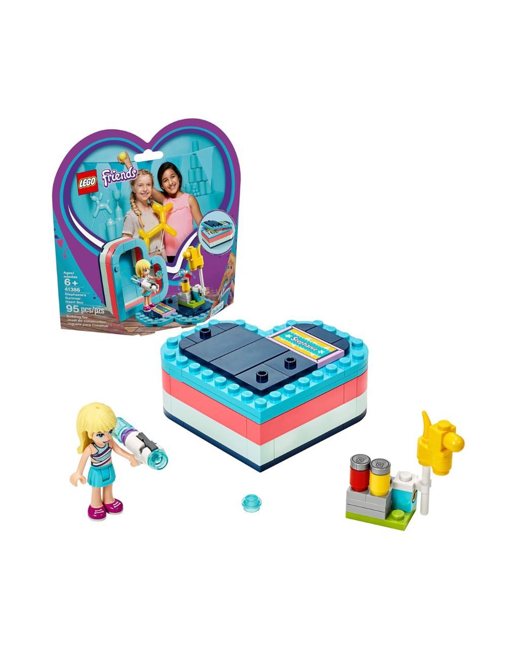 Lego friends καλοκαιρινό κουτί-καρδιά της στέφανι 41386 - Lego, Lego Friends