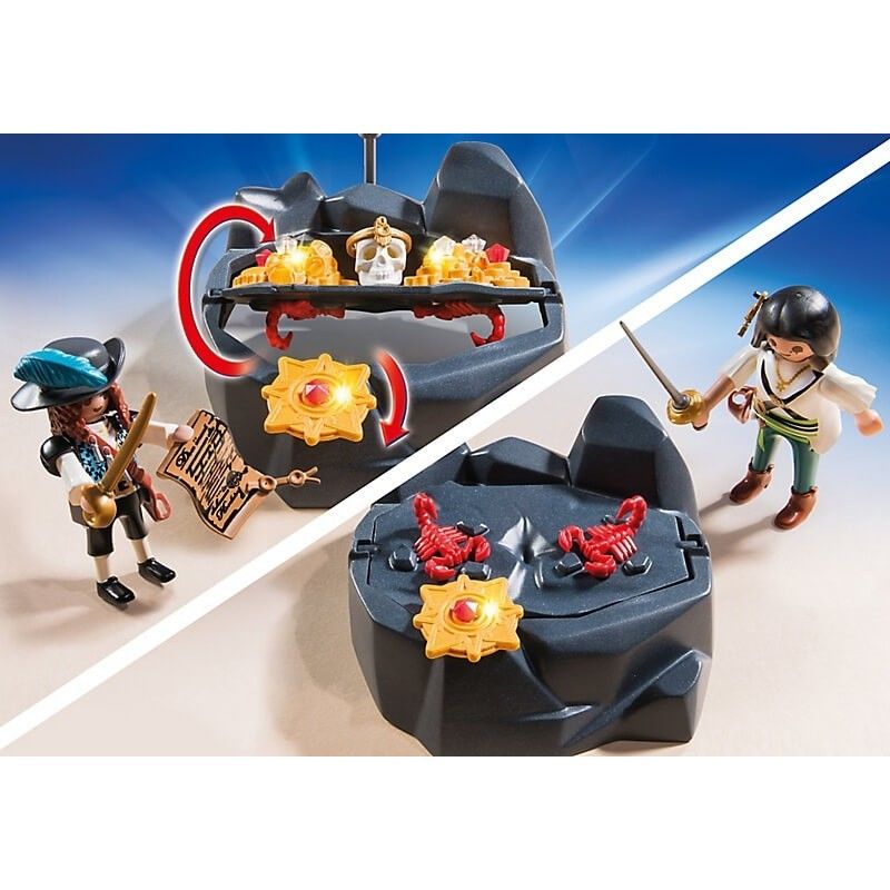 Playmobil pirates κρησφύγετο πειρατικού θησαυρού 6683 - Playmobil, Playmobil Pirates