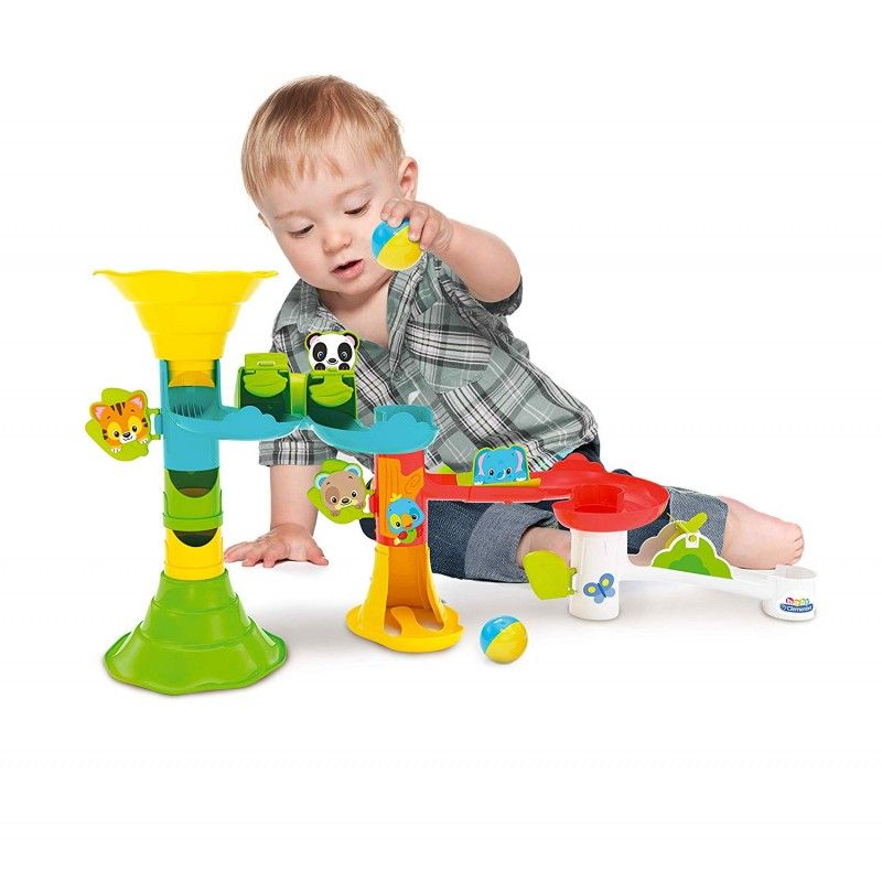 Baby clementoni βρεφικό  παιχνίδι τσουλήθρα ζωάκια του δάσους 1000-17309 - BABY CLEMENTONI