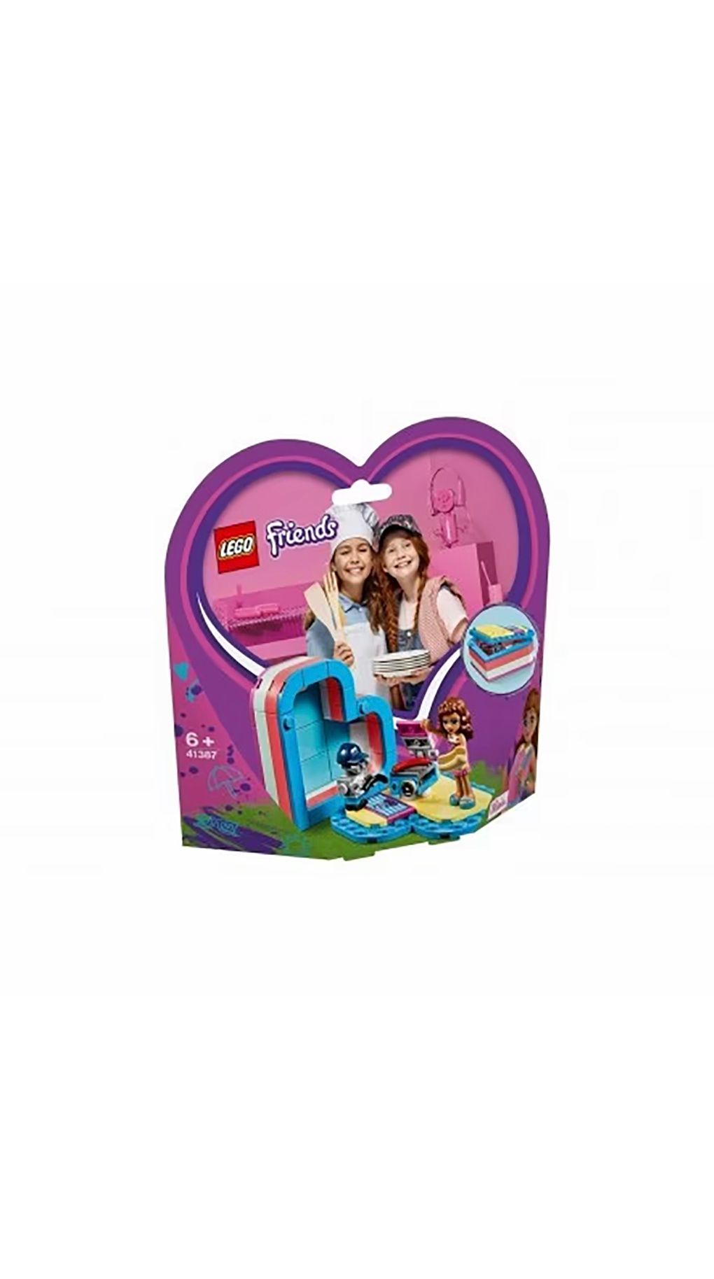 Lego friends καλοκαιρινό κουτί-καρδιά της ολίβια 41387