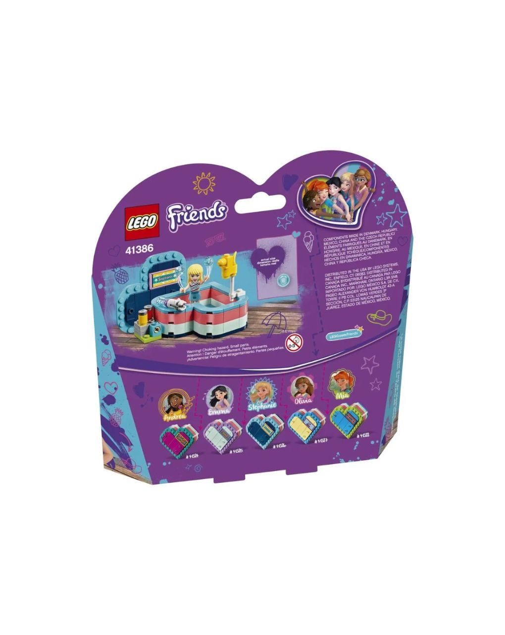 Lego friends καλοκαιρινό κουτί-καρδιά της στέφανι 41386 - LEGO, LEGO Friends