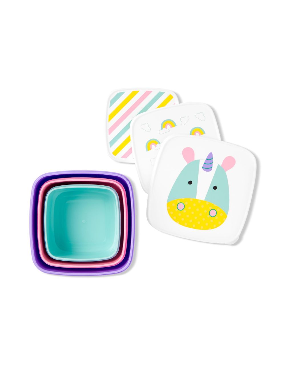 Skip hop zoo σετ δοχείων φαγητού 3σε1 unicorn 29-2903022-06 - SKIP HOP