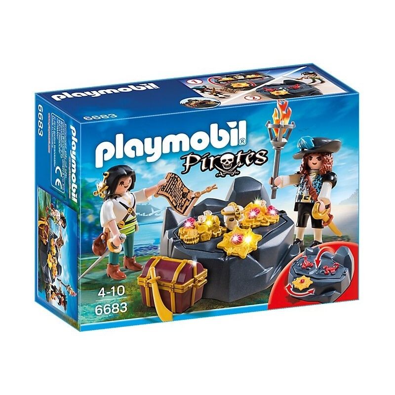 Playmobil pirates κρησφύγετο πειρατικού θησαυρού 6683 - Playmobil, Playmobil Pirates
