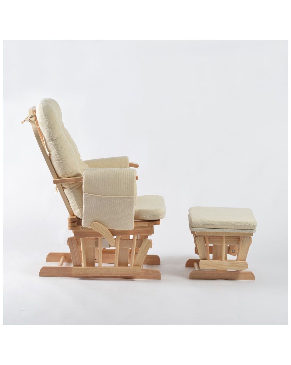 Neonato κουνιστή ξύλινη πολυθρόνα θηλασμού sofia nature - Neonato
