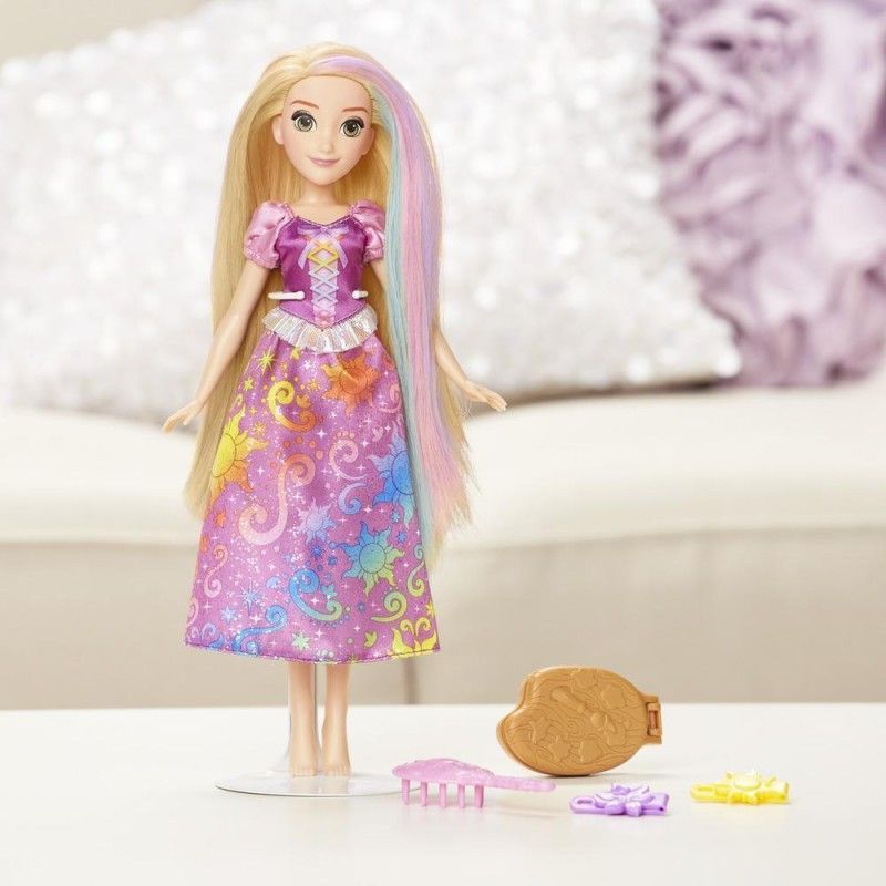 Disney princess rainbow hair rapunzel e4646 - Mattel