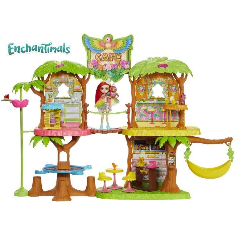 Enchantimals junglewood cafe μπανανόσπιτο - καφετέρια gnc57 - Enchantimals