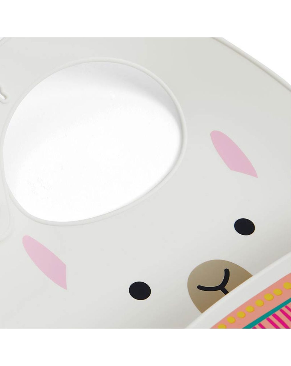 Skip hop zoo fold & go σαλιάρα σιλικόνης llama 29-2904002-28 - SKIP HOP