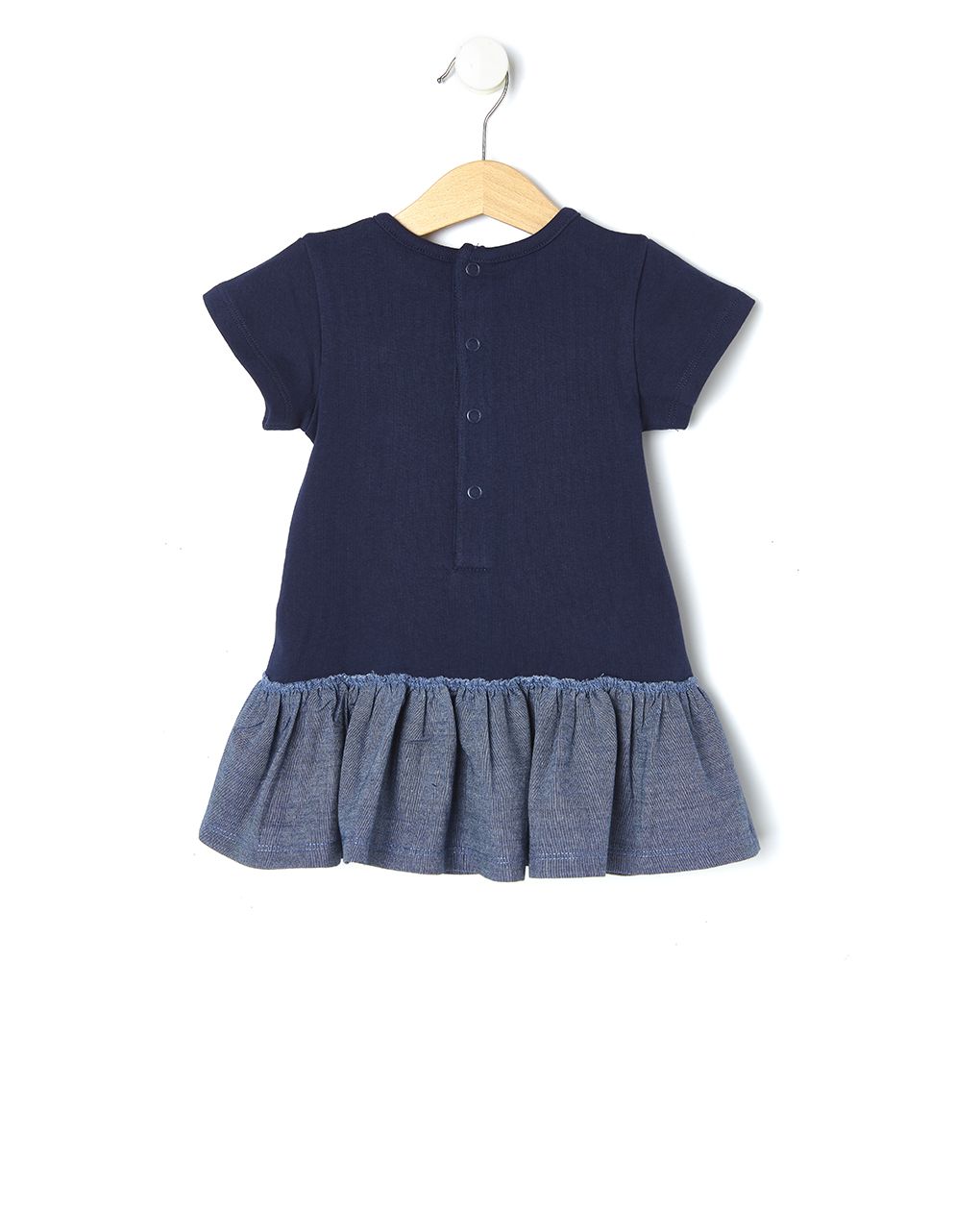 φόρεμα από φέλπα με βολάν για κορίτσι - Prénatal