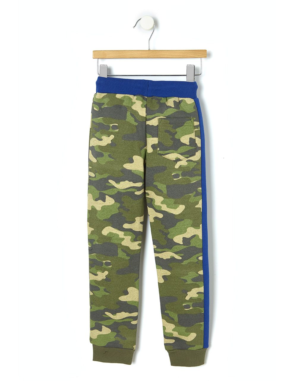 παντελόνι φόρμας χακί militaire με λωρίδα στο πλάι - Prénatal
