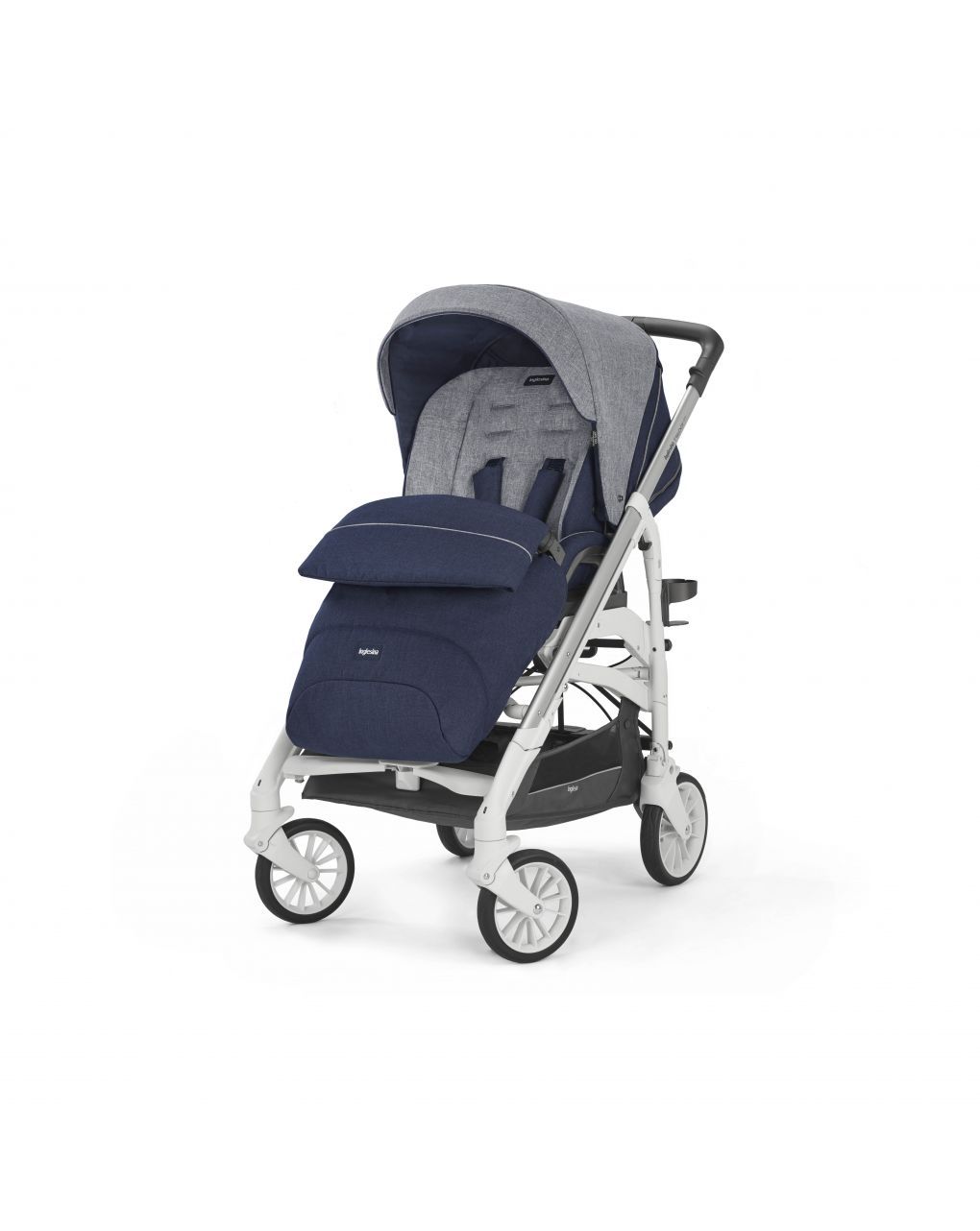 σύστημα μετακίνησης trilogy quattro city bianco antigua blue - Inglesina