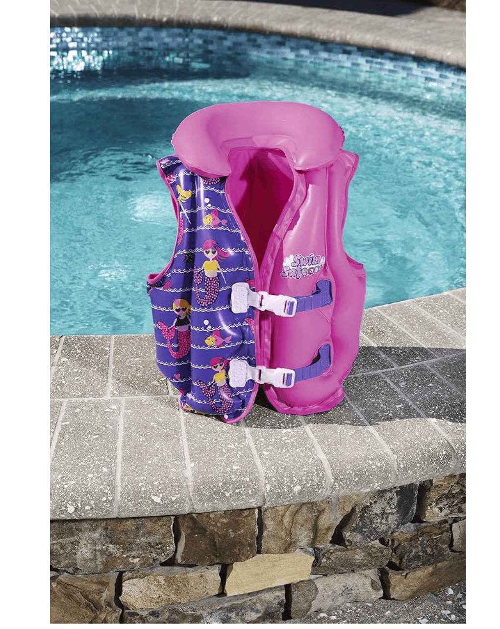 Bestway φουσκωτό γιλέκο swim safe deluxe 3-6 ετών (2 χρώματα) - Bestway