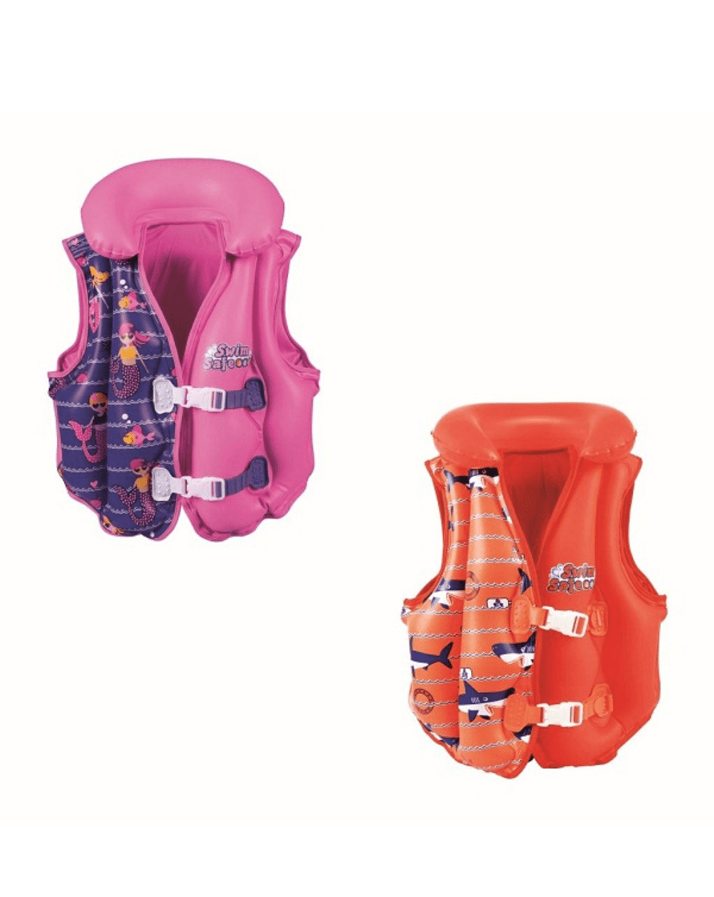 Bestway φουσκωτό γιλέκο swim safe deluxe 3-6 ετών (2 χρώματα) - Bestway