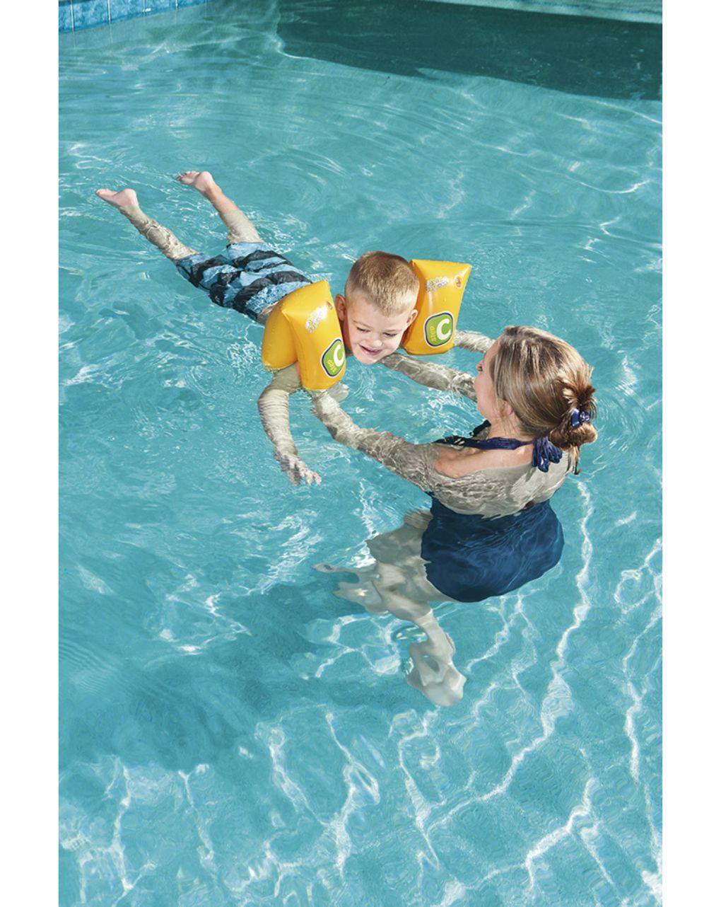 Bestway μπρατσάκια swim safe abc step c 30x15cm - Bestway