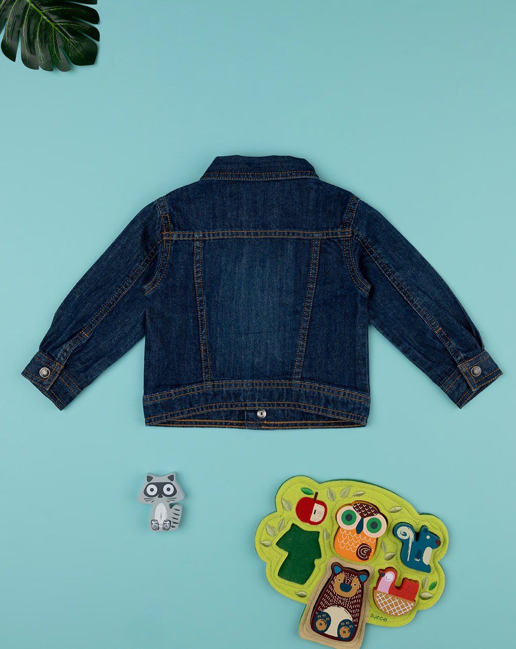βρεφικό τζιν μπουφάν σκούρο μπλε για αγόρι - Prénatal