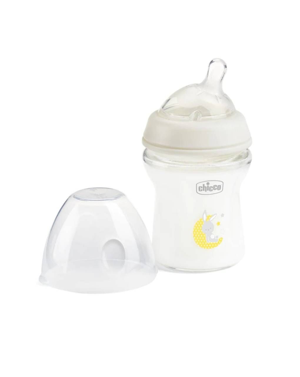 Chicco μπιμπερό γυάλινο natural feeling 150 ml θηλή σιλικόνης 0+ - Chicco