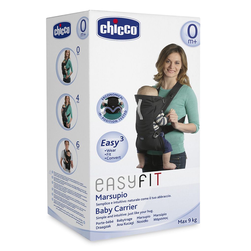 Chicco μάρσιπος easy fit dark beige - Chicco