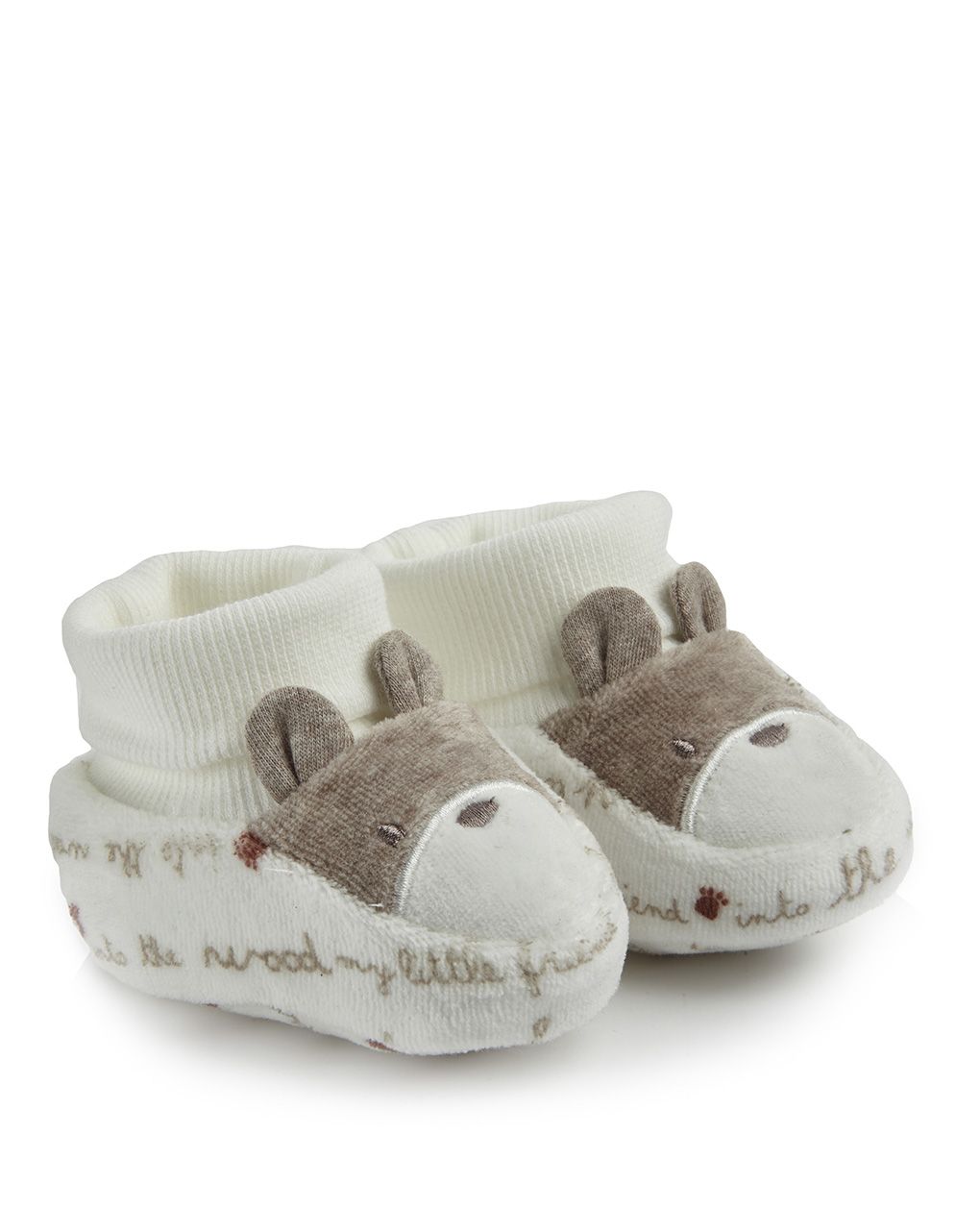 βρεφικά παπούτσια αγκαλιάς σενίλ - Prénatal