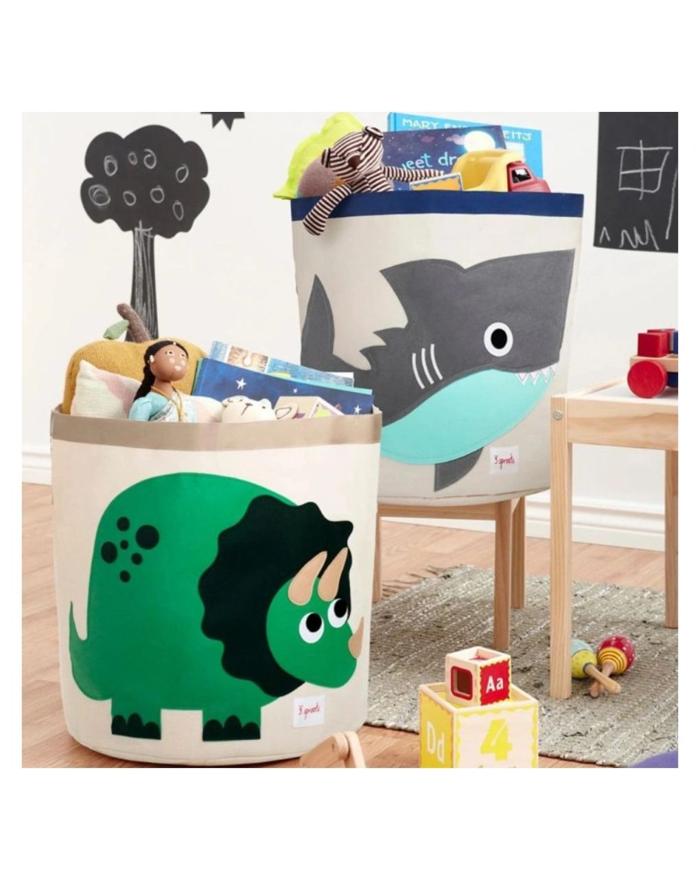 3sprouts καλάθι αποθήκευσης shark - 3 sprouts