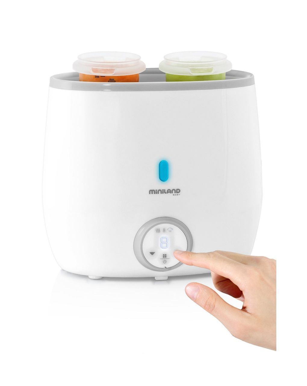 Miniland θερμαντήρας-αποστειρωτής warmy twin ml89197 - Miniland