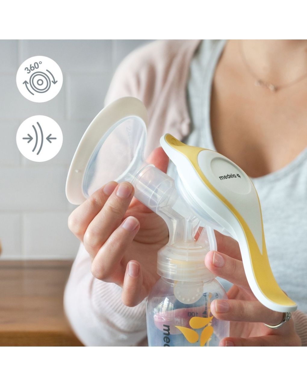 Medela χειροκίνητο θήλαστρο harmony flex™ 2-phase - Medela