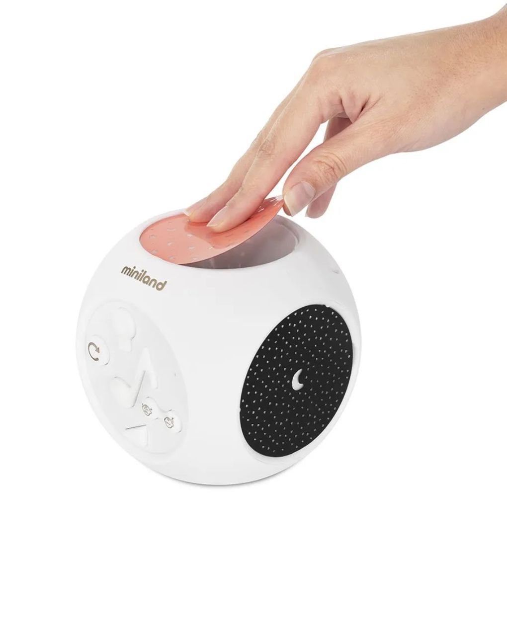 Miniland φωτάκι νυκτός με λευκούς ήχους & μελωδίες dreamcube ml89311 - Miniland