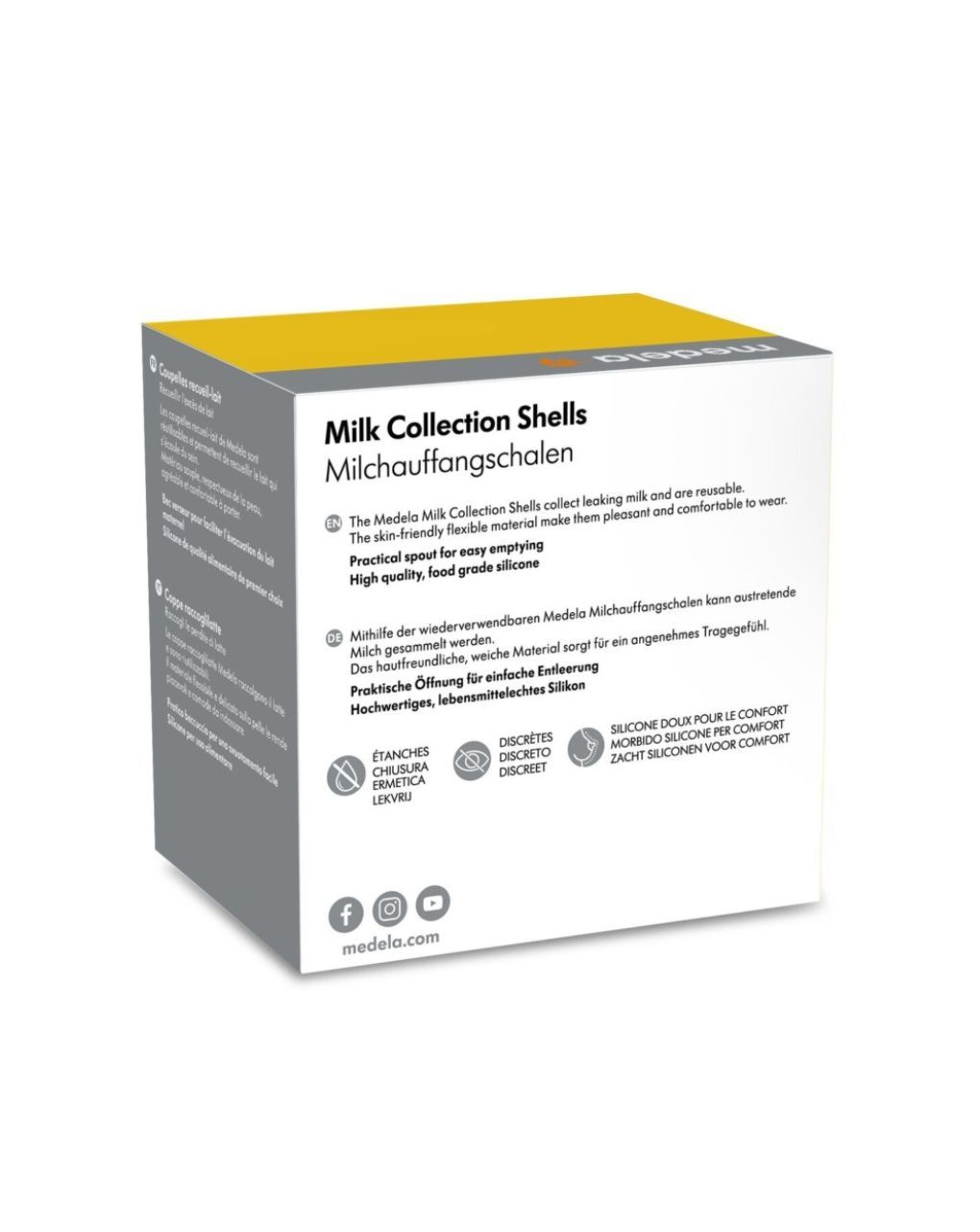 Medela κελύφη συλλογής μητρικού γάλακτος milk collection shells - Medela