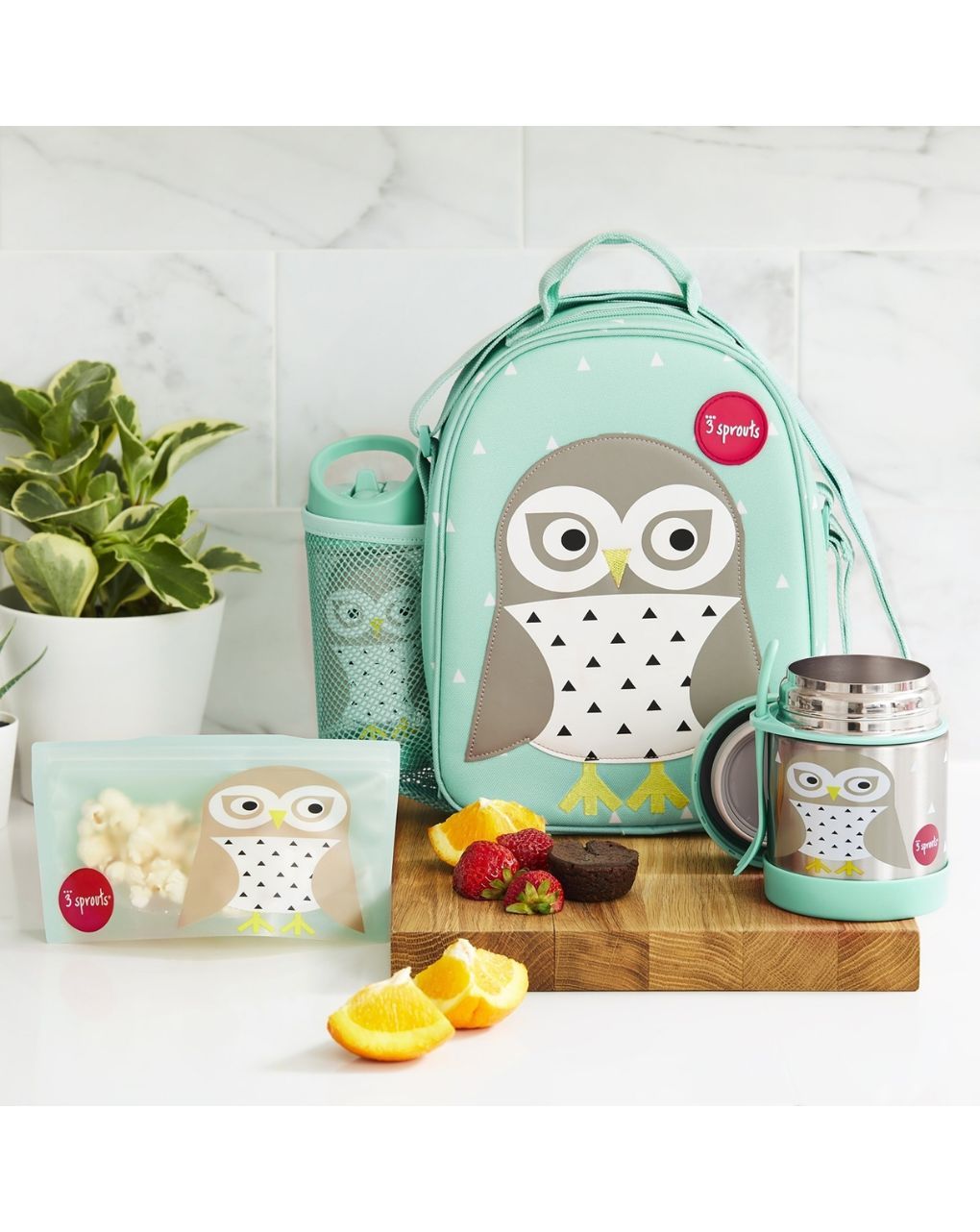 3sprouts lunch bag owl - 3 sprouts