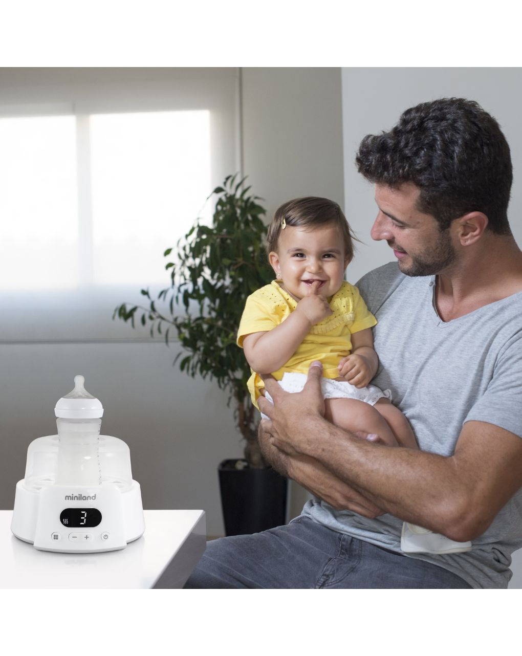 Miniland αποστειρωτής-θερμαντήρας-ατμομάγειρας super 6 ml89233 - Miniland