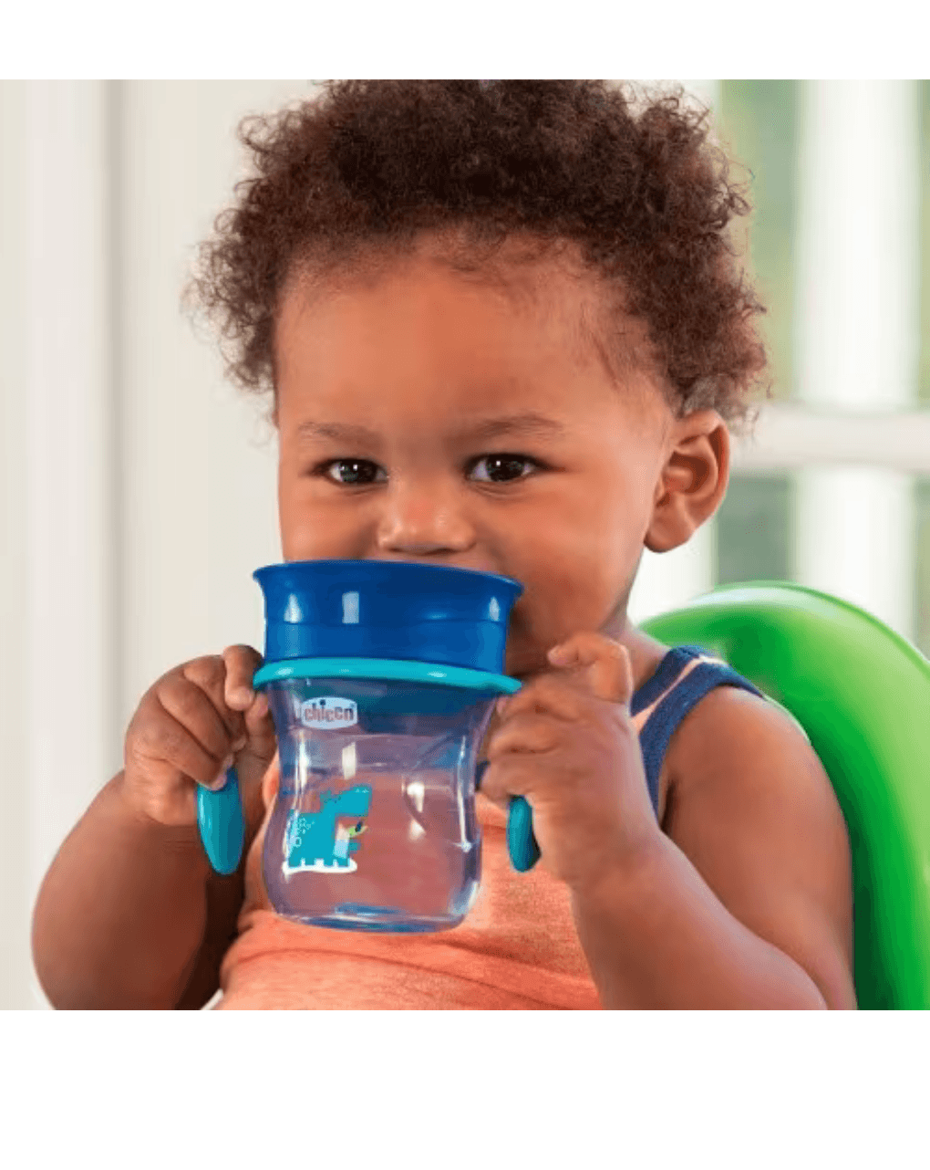 Chicco εκπαιδευτικό ποτήρι perfect 360◦ 200ml 12m+ μπλε f04-06951-20-01 - Chicco