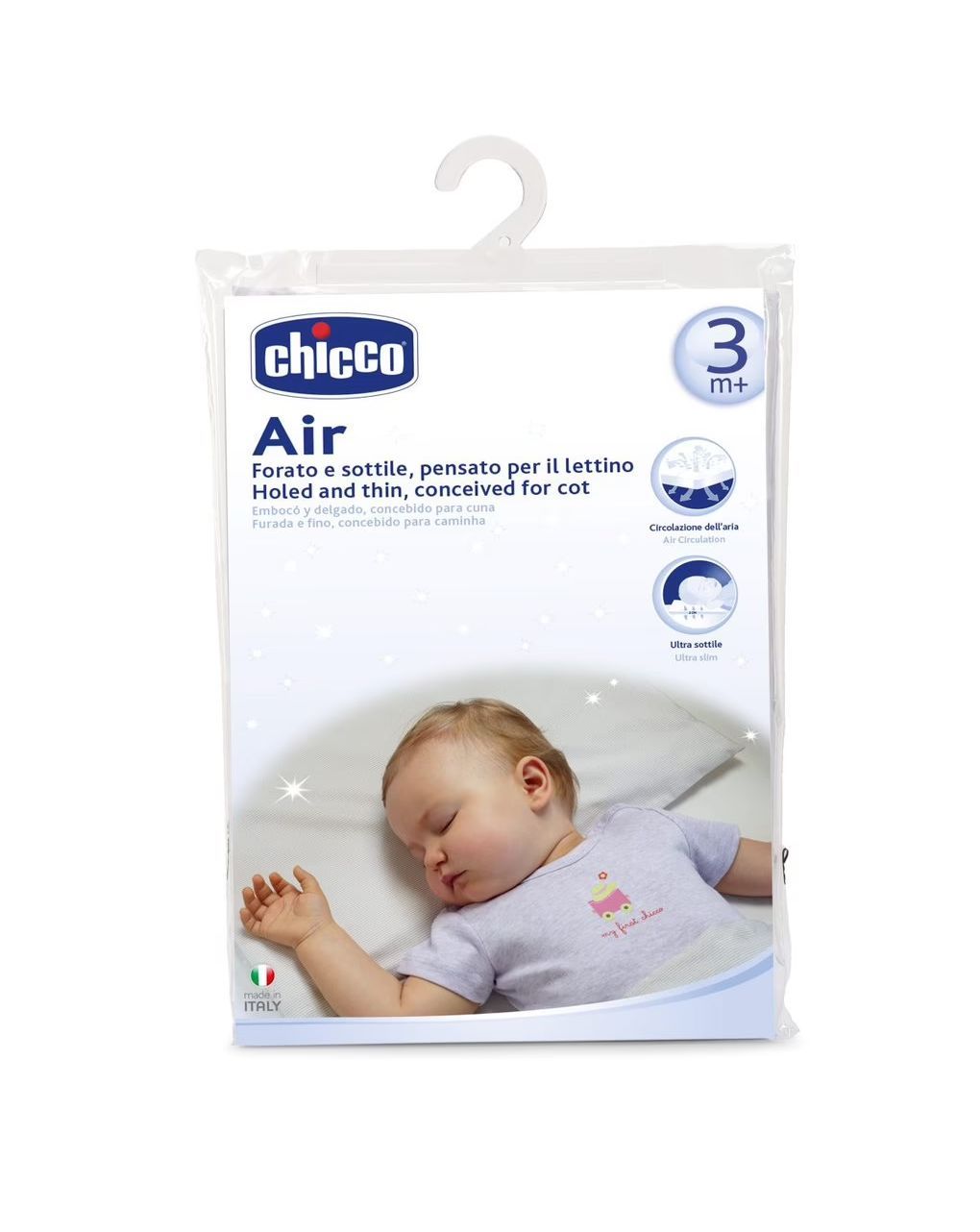 Chicco μαξιλάρι αντιπνικτικό κρεβατιού 3m+ g01-07339-00 - Chicco