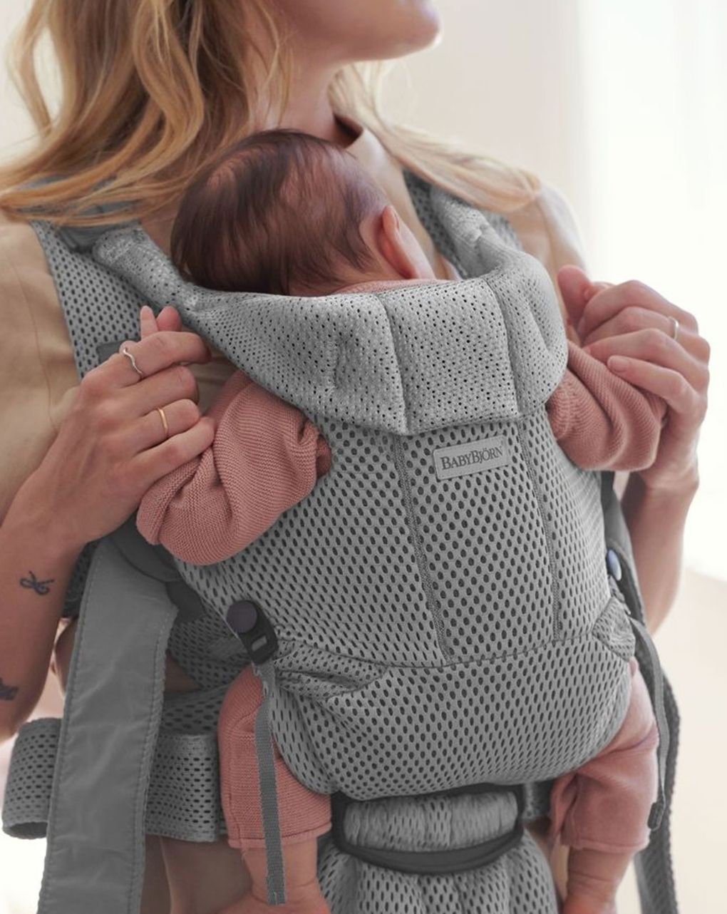 Babybjörn μάρσιπος move 3d mesh grey 99018 - Baby Bjorn
