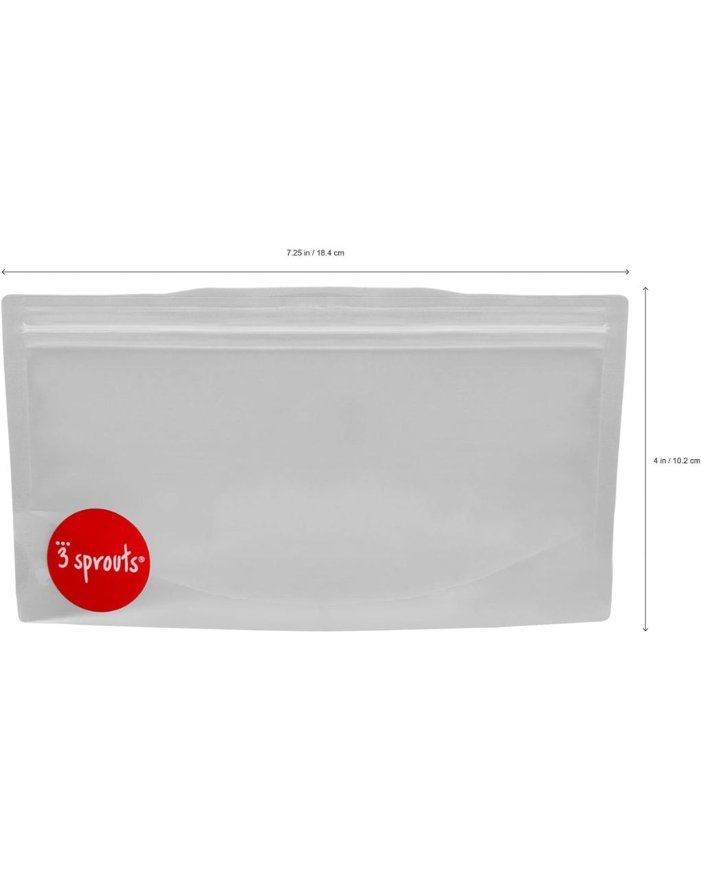 3sprouts θήκες σνακ-bag fox (2 τμχ) - 3 sprouts