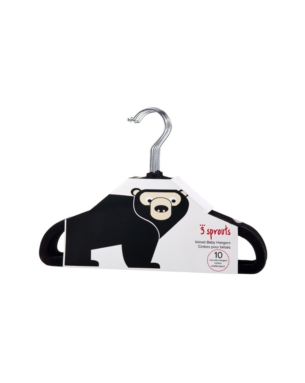 3sprouts κρεμάστρες bear 10τμχ - 3 sprouts