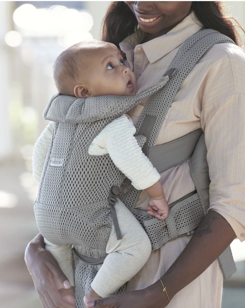Babybjörn μάρσιπος move 3d mesh grey 99018 - Baby Bjorn