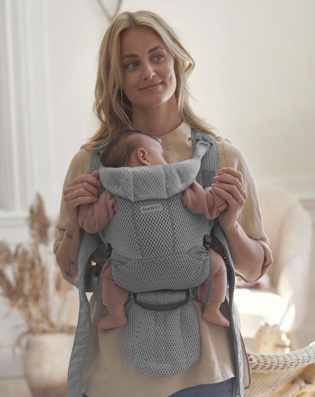 Babybjörn μάρσιπος move 3d mesh grey 99018 - Baby Bjorn