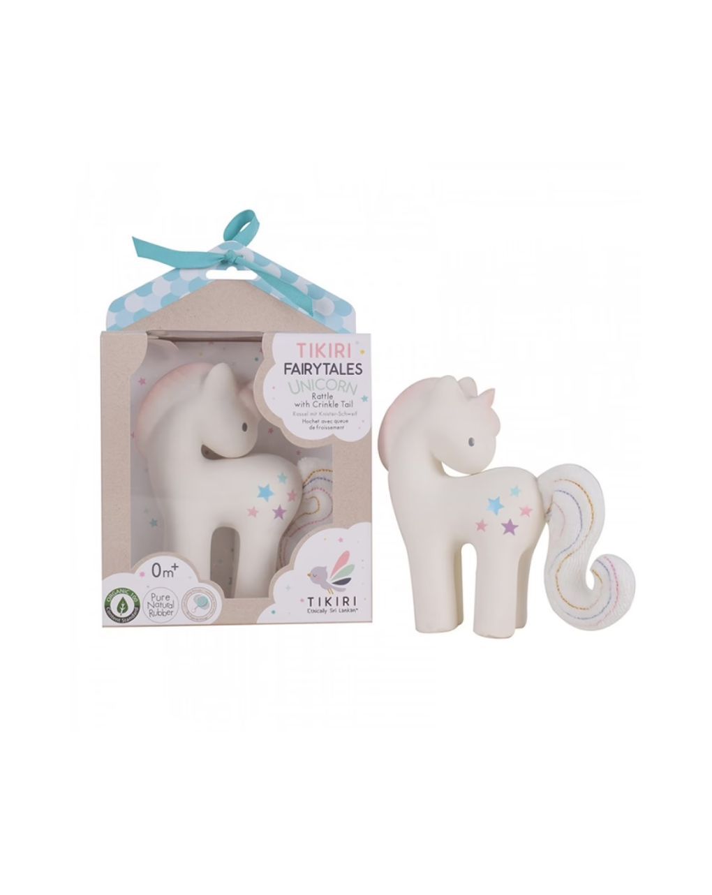 Tikiri toys cotton candy βρεφικό παιχνίδι μασητικό μονόκερος - Tikiri Toys