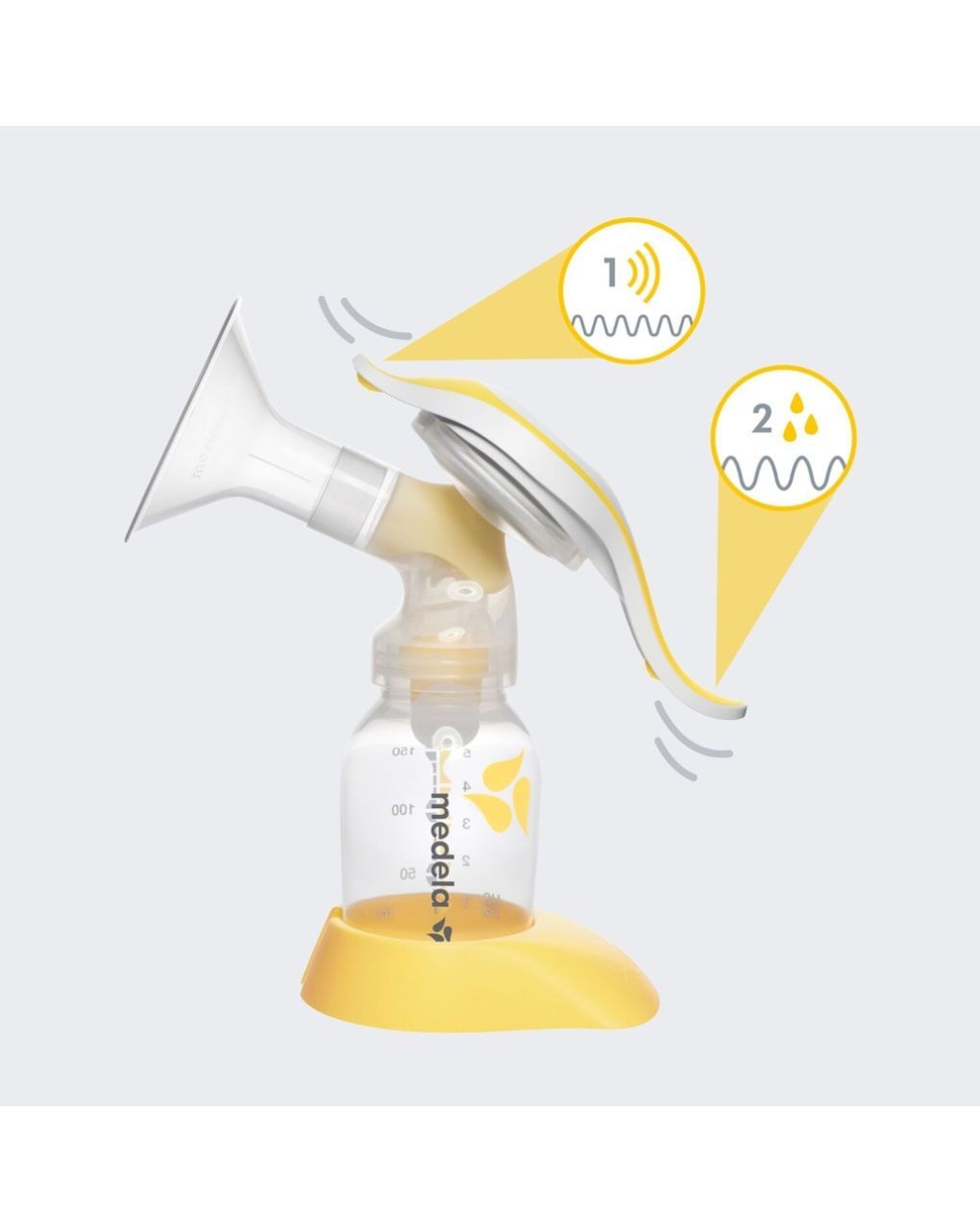 Medela χειροκίνητο θήλαστρο harmony flex™ 2-phase - Medela