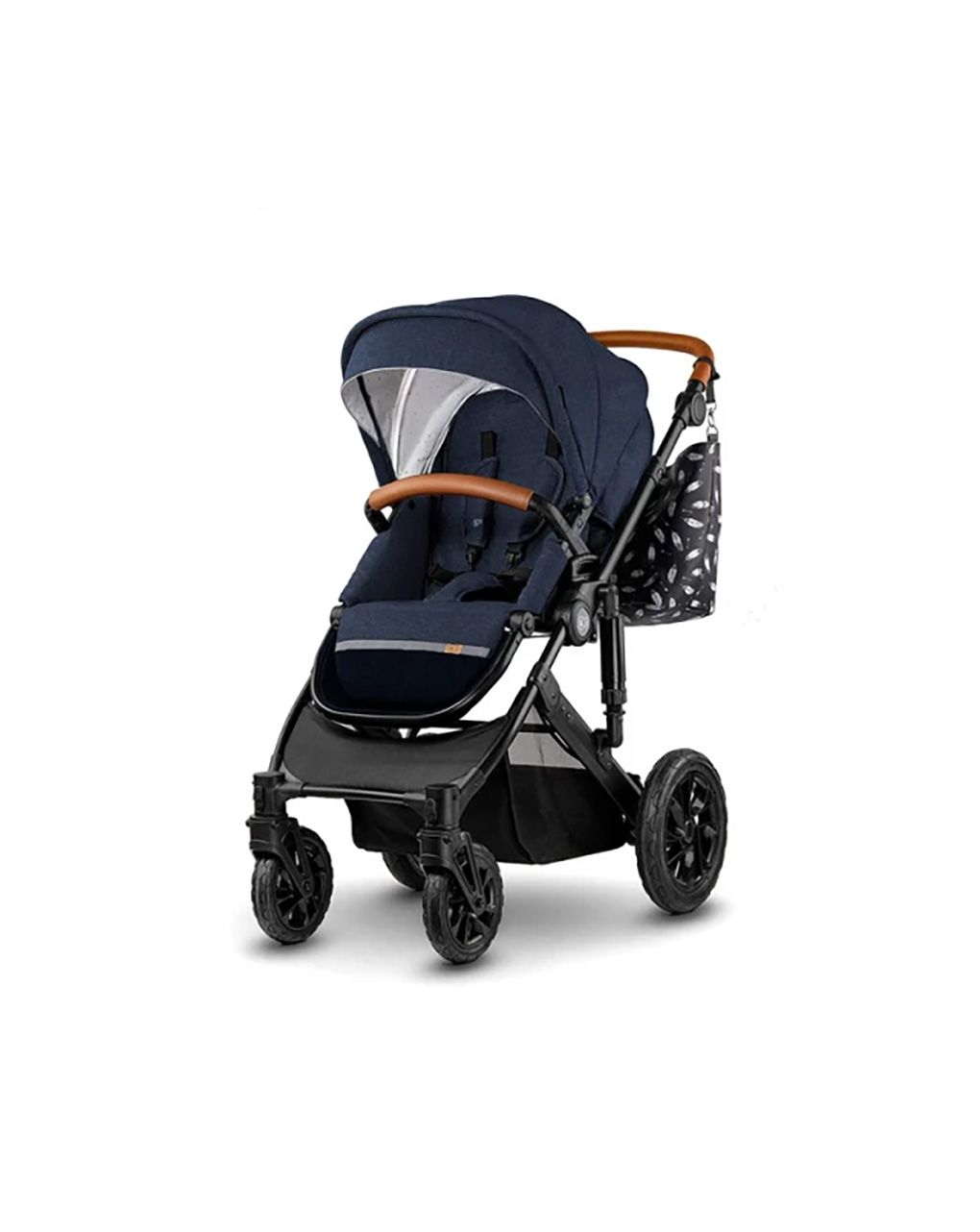 Kinderkraft σύστημα μετακίνησης trio prime navy με τσάντα για τη μαμά - Kinderkraft